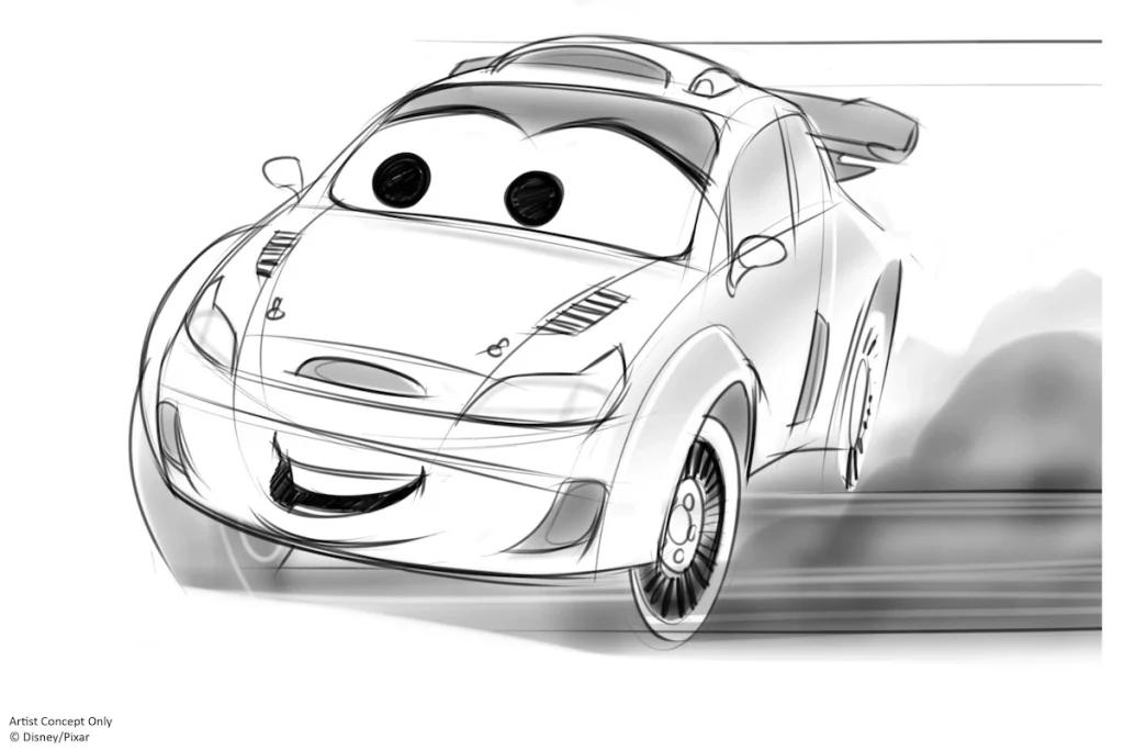 cars land wdw concept art