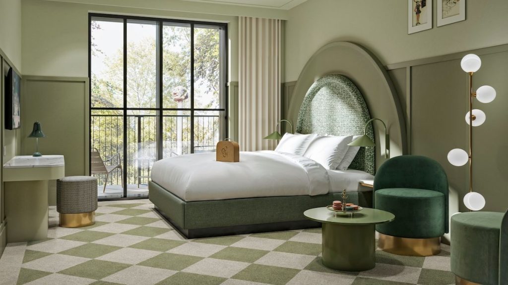 efteling grand hotel green bedroom