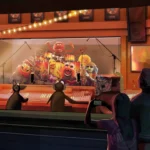 WDW Rock n Roller Coast, the muppets