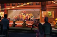 WDW Rock n Roller Coast, the muppets