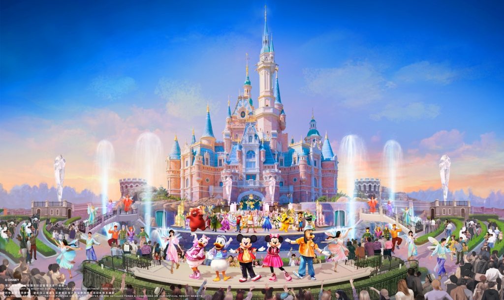 Disney Shanghai Glimmer Castle Show